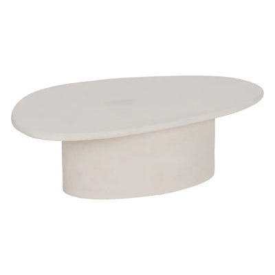 WHITE COFFEE TABLE DM 100 X 60 X 32 CM