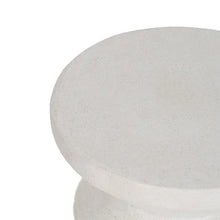 Carica l&#39;immagine nel visualizzatore di Gallery, WHITE POLYRESIN TABLE 31 X 31 X 45 CM