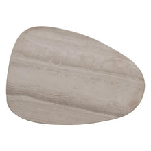 Charger l&#39;image dans la galerie, TABLE NATURAL-WHITE MARBLE/WOOD 58 X 38 X 40 CM