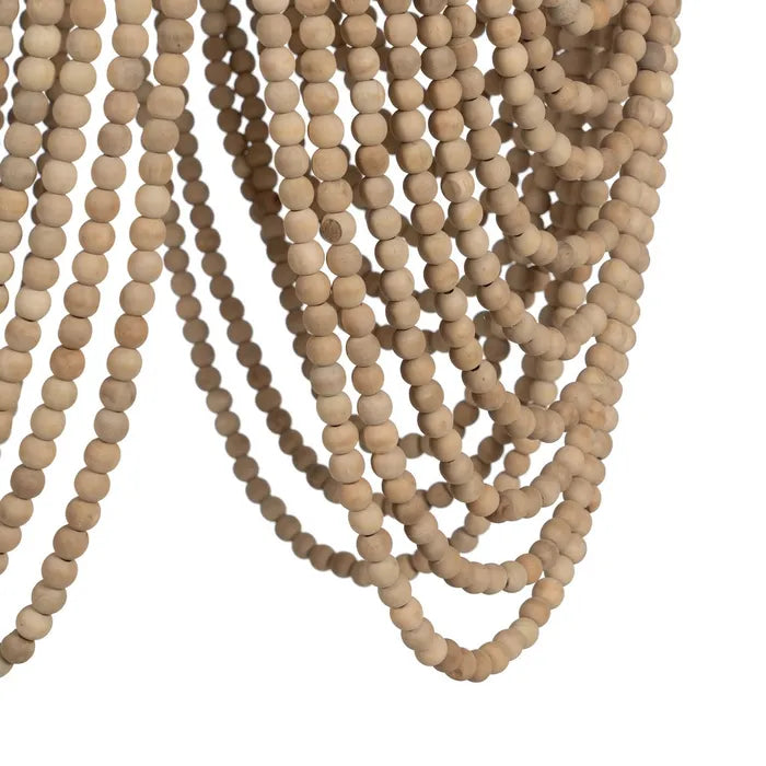 NATURAL BEADS CEILING LAMP 47 X 47 X 61 CM