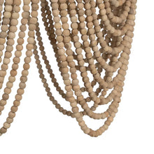 Load image into Gallery viewer, NATURAL BEADS CEILING LAMP 47 X 47 X 61 CM