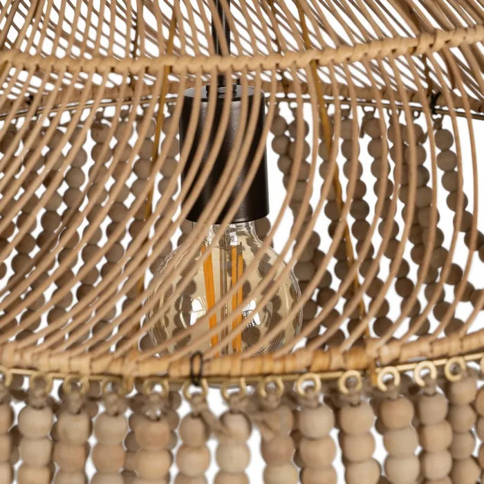 NATURAL BEADS CEILING LAMP 47 X 47 X 61 CM