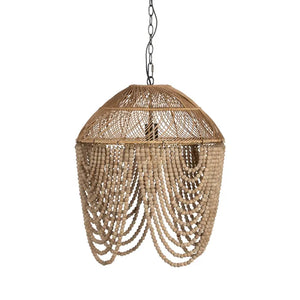 NATURAL BEADS CEILING LAMP 47 X 47 X 61 CM