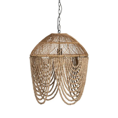 NATURAL BEADS CEILING LAMP 47 X 47 X 61 CM