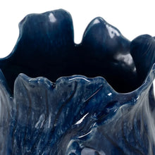 Load image into Gallery viewer, VASE BLUE CERAMIC 17 X 16 X 20 CM