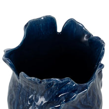 Load image into Gallery viewer, VASE BLUE CERAMIC 17 X 16 X 20 CM
