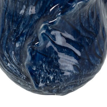 Load image into Gallery viewer, VASE BLUE CERAMIC 17 X 16 X 20 CM