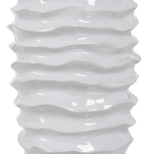 Load image into Gallery viewer, WHITE VASE CERAMICS 18.50 X 18 X 27.50 CM