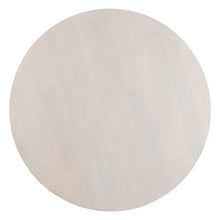 Carica l&#39;immagine nel visualizzatore di Gallery, WHITE MANGO WOOD DINING TABLE 100 X 100 X 78 CM