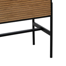 Load image into Gallery viewer, BLACK-NATURAL DM-WOOD TABLE 51 X 40 X 54 CM