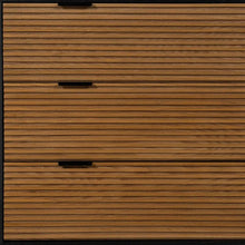 Load image into Gallery viewer, BLACK-NATURAL CHEST OF DRAWERS 104 X 40 X 81.50 CM
