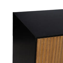 Load image into Gallery viewer, BLACK-NATURAL DM-WOOD SIDEBOARD 204 X 40 X 81.50 CM