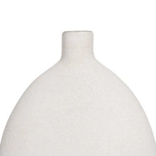 Carica l&#39;immagine nel visualizzatore di Gallery, VASE OFF WHITE CERAMIC 24 X 8 X 56 CM