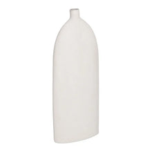 Carica l&#39;immagine nel visualizzatore di Gallery, VASE OFF WHITE CERAMIC 24 X 8 X 56 CM