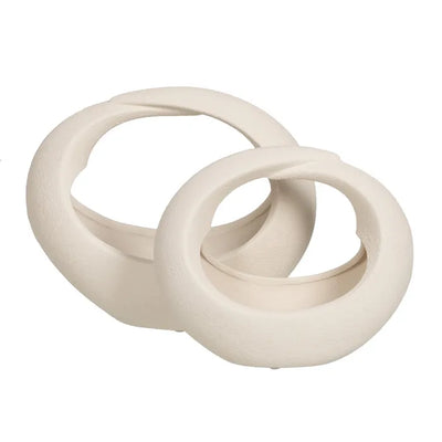 FIGURE CREAM CERAMIC 32 X 15 X 28 CM