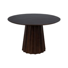 Charger l'image dans la galerie, DINING TABLE BROWN MANGO WOOD ROOM 120 X 120 X 76 CM