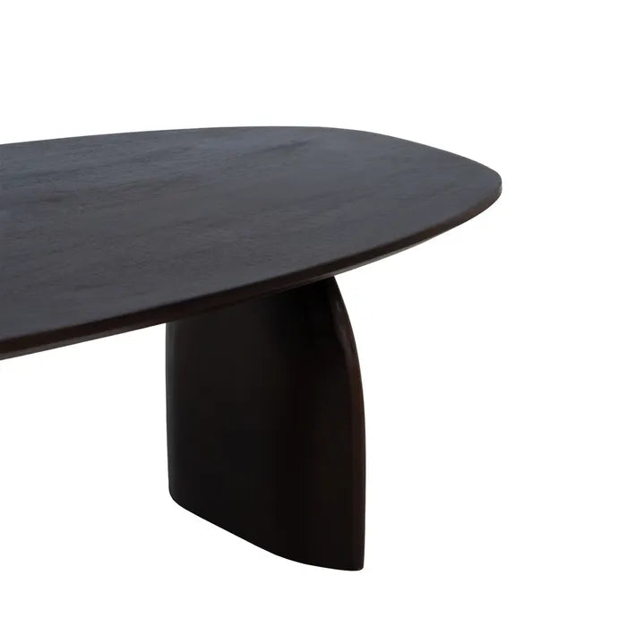 BROWN MANGO WOOD COFFEE TABLE 120 X 60 X 35 CM