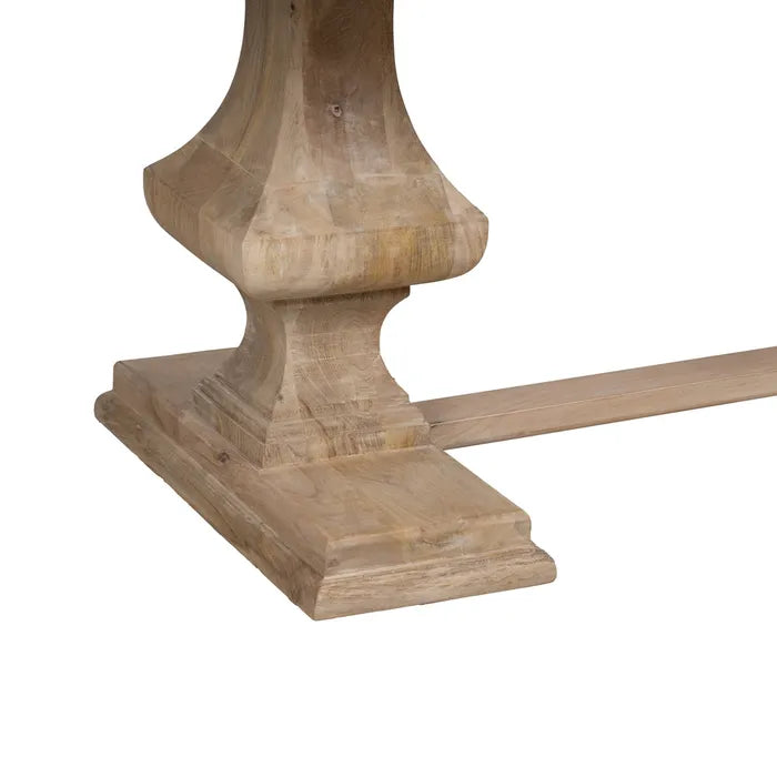 PINK WHITE DINING TABLE 210 X 100 X 76 CM