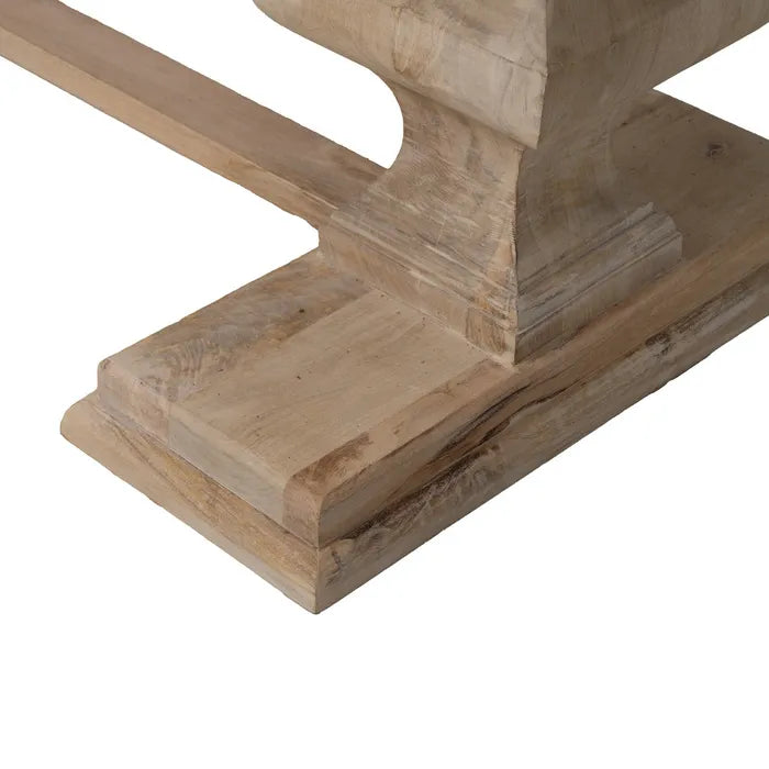 PINK WHITE DINING TABLE 210 X 100 X 76 CM