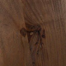 Load image into Gallery viewer, BROWN ACACIA WOOD DINING TABLE 130 X 130 X 76 CM