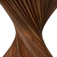 Load image into Gallery viewer, BROWN ACACIA WOOD DINING TABLE 130 X 130 X 76 CM