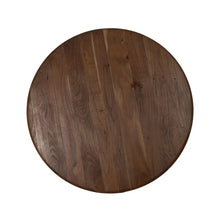 Load image into Gallery viewer, BROWN ACACIA WOOD DINING TABLE 130 X 130 X 76 CM