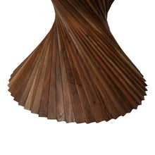 Load image into Gallery viewer, BROWN ACACIA WOOD DINING TABLE 130 X 130 X 76 CM