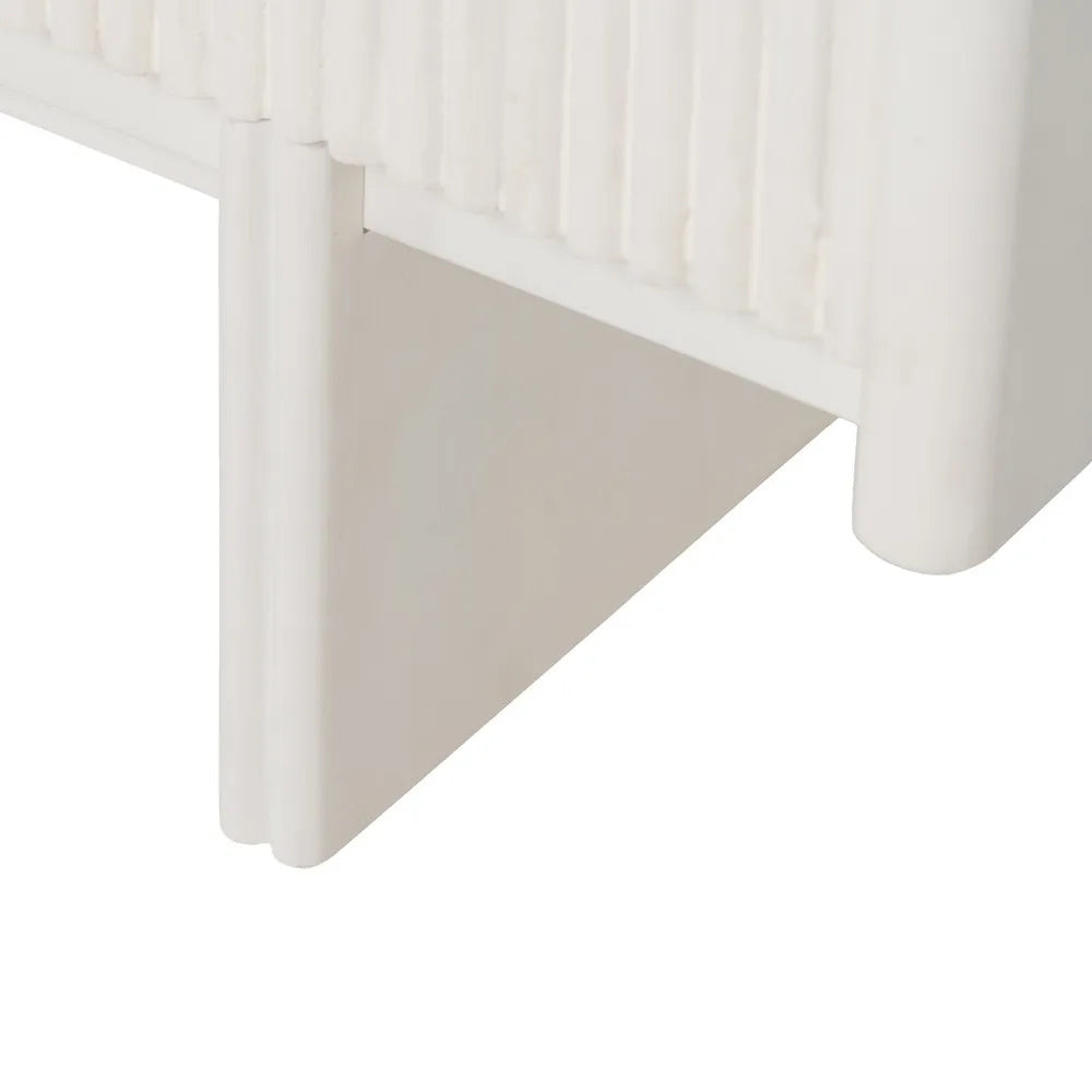 BUFFET WHITE MARBLE/WOOD 159 X 45 X 75 CM