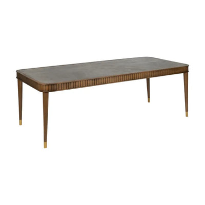 DINING TABLE WOOD-CONCRETE ROOM 220 X 100 X 76 CM