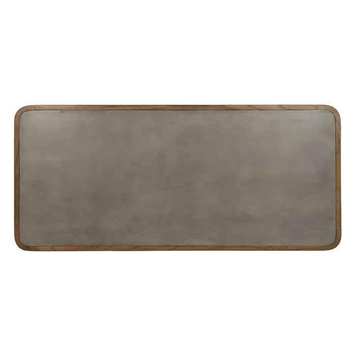 DINING TABLE WOOD-CONCRETE ROOM 220 X 100 X 76 CM