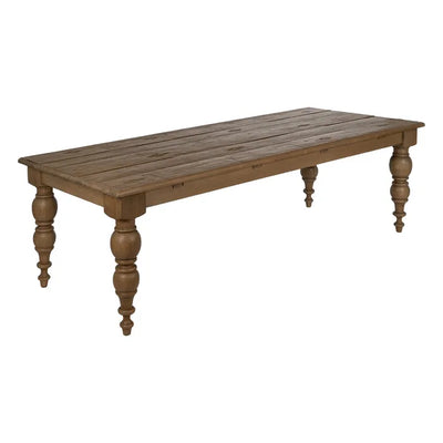 DINING TABLE OAK WOOD 240 X 98 X 77 CM