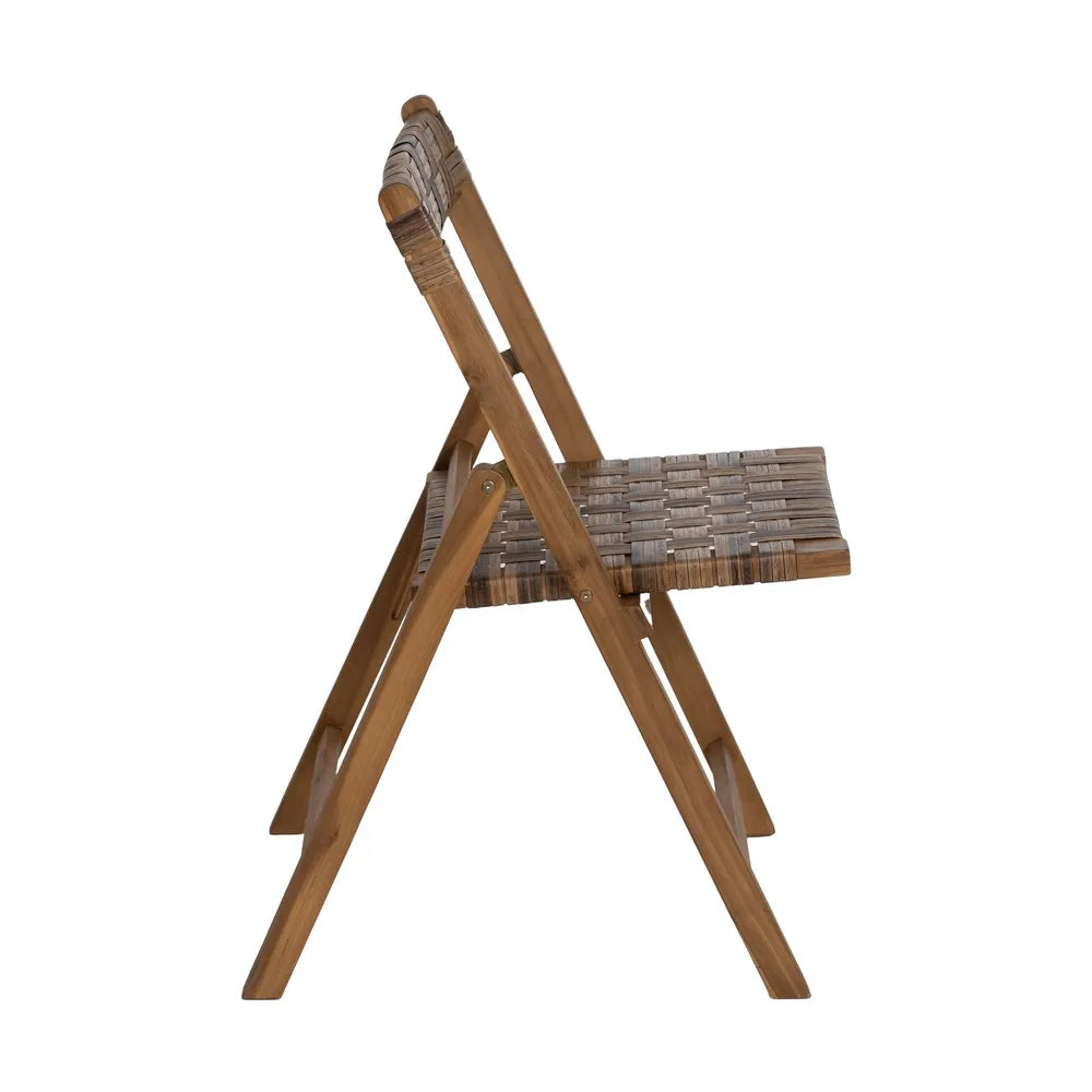 TEAK CHAIR FOLDING 51 X 60 X 80.50 CM