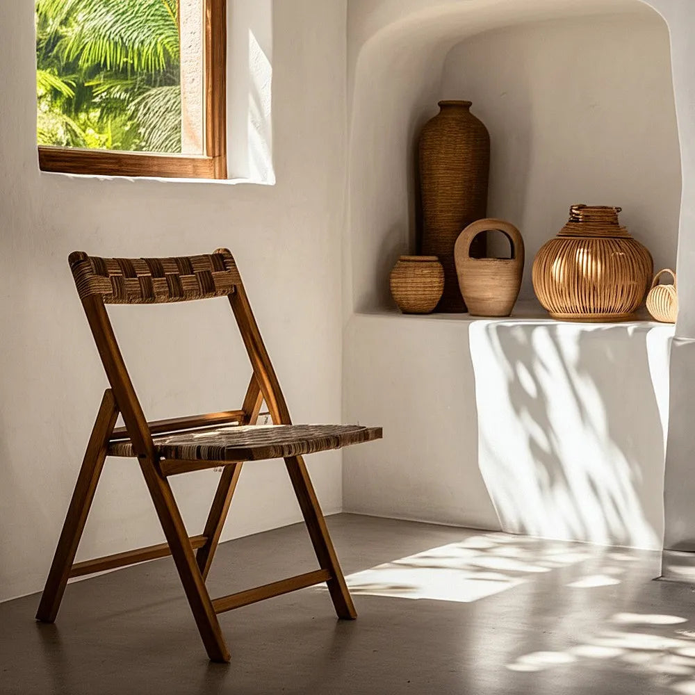 TEAK CHAIR FOLDING 51 X 60 X 80.50 CM