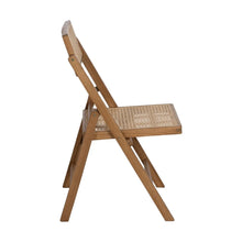 Laden Sie das Bild in den Galerie-Viewer, TEAK CHAIR FOLDING  49 X 59 X 87 CM