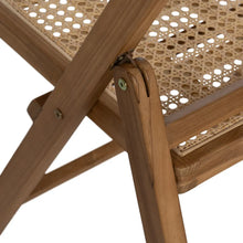Laden Sie das Bild in den Galerie-Viewer, TEAK CHAIR FOLDING  49 X 59 X 87 CM