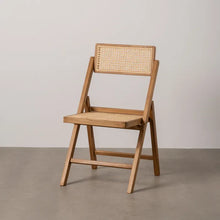 Laden Sie das Bild in den Galerie-Viewer, TEAK CHAIR FOLDING  49 X 59 X 87 CM