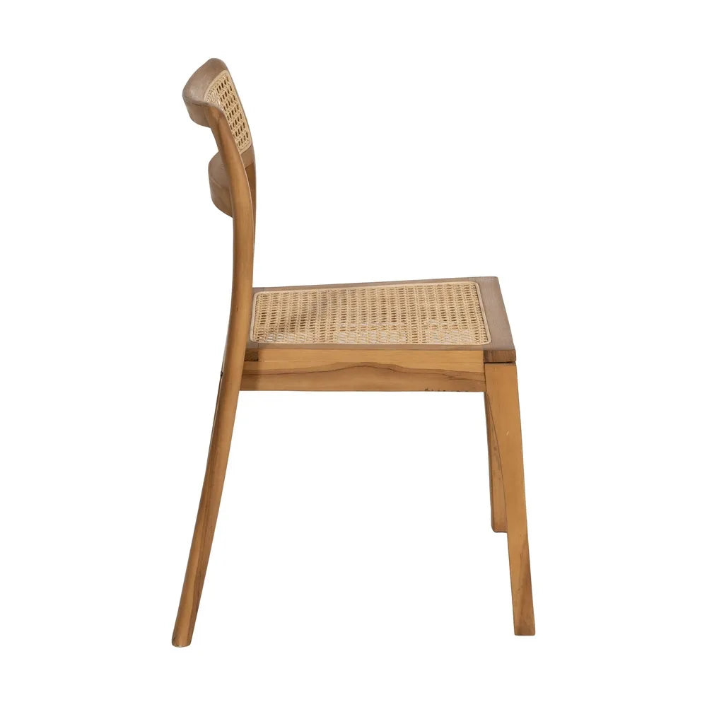 TEAK WOOD CHAIR 55 X 53 X 79.50 CM