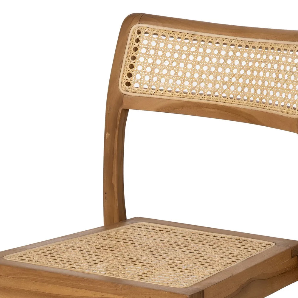 TEAK WOOD CHAIR 55 X 53 X 79.50 CM