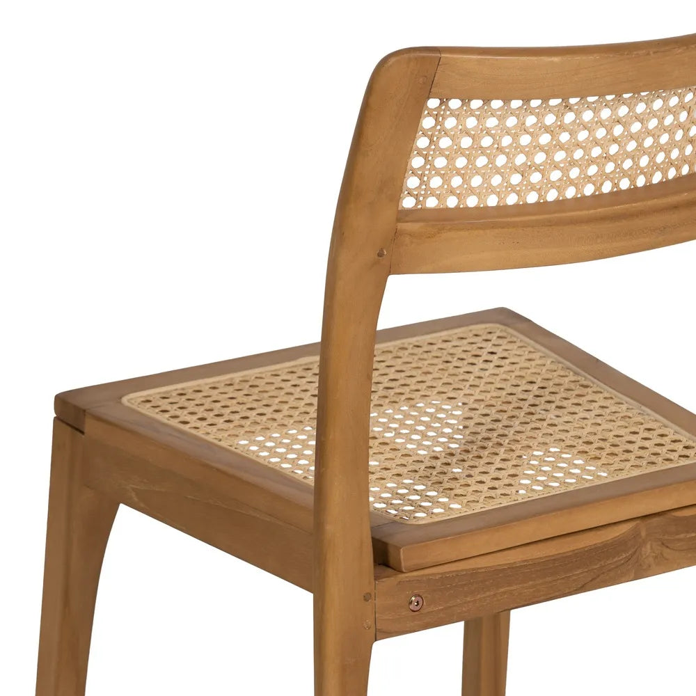 TEAK WOOD CHAIR 55 X 53 X 79.50 CM