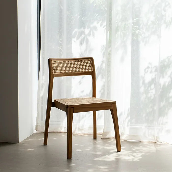 TEAK WOOD CHAIR 55 X 53 X 79.50 CM