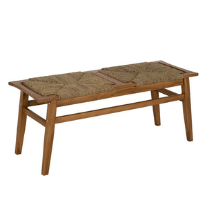 NATURAL WOOD BENCH 110 X 40 X 46 CM