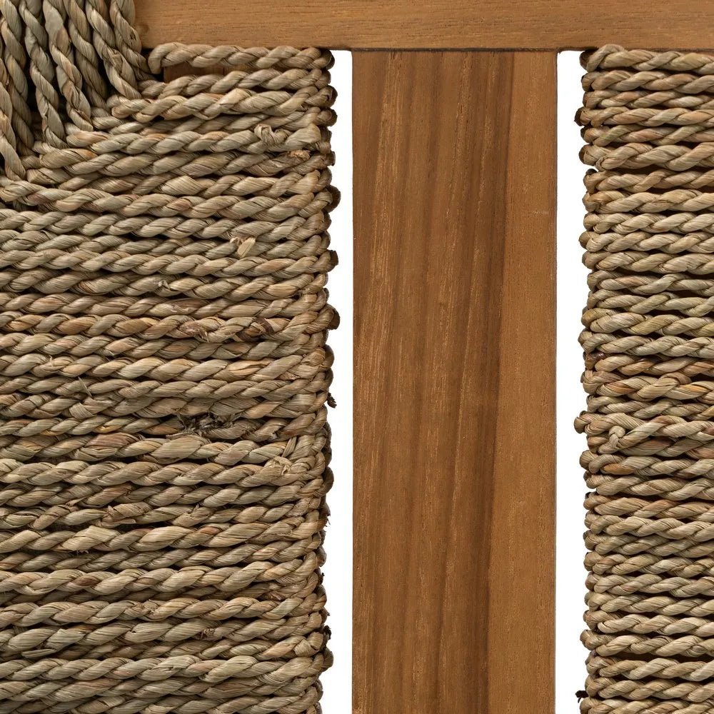 NATURAL WOOD BENCH 110 X 40 X 46 CM