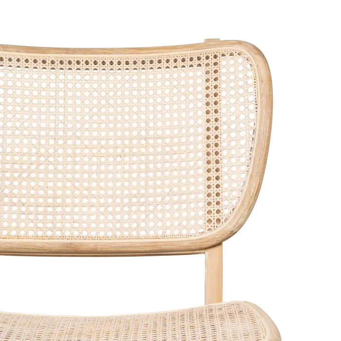 NATURAL RATTAN/WOOD ARMCHAIR 84 X 58 X 74 CM