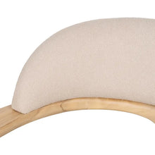 Cargar imagen en el visor de la galería, NATURAL FABRIC-WOOD ARMCHAIR 76 X 73 X 68 CM