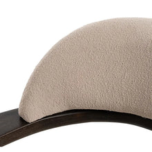 Cargar imagen en el visor de la galería, BLACK FABRIC-WOOD ARMCHAIR 76 X 73 X 68 CM