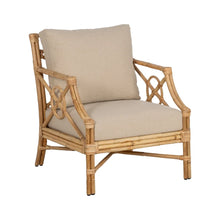 Laden Sie das Bild in den Galerie-Viewer, NATURAL RATTAN ARMCHAIR 72 X 78 X 84 CM