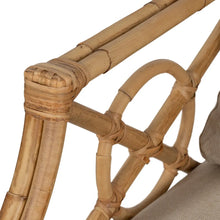 Laden Sie das Bild in den Galerie-Viewer, NATURAL RATTAN ARMCHAIR 72 X 78 X 84 CM