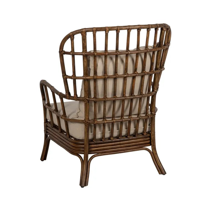 BROWN RATTAN DECORATION ARMCHAIR 82 X 78 X 108 CM