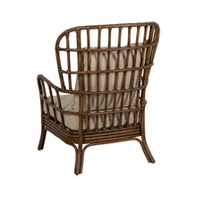 Carica l&#39;immagine nel visualizzatore di Gallery, BROWN RATTAN DECORATION ARMCHAIR 82 X 78 X 108 CM