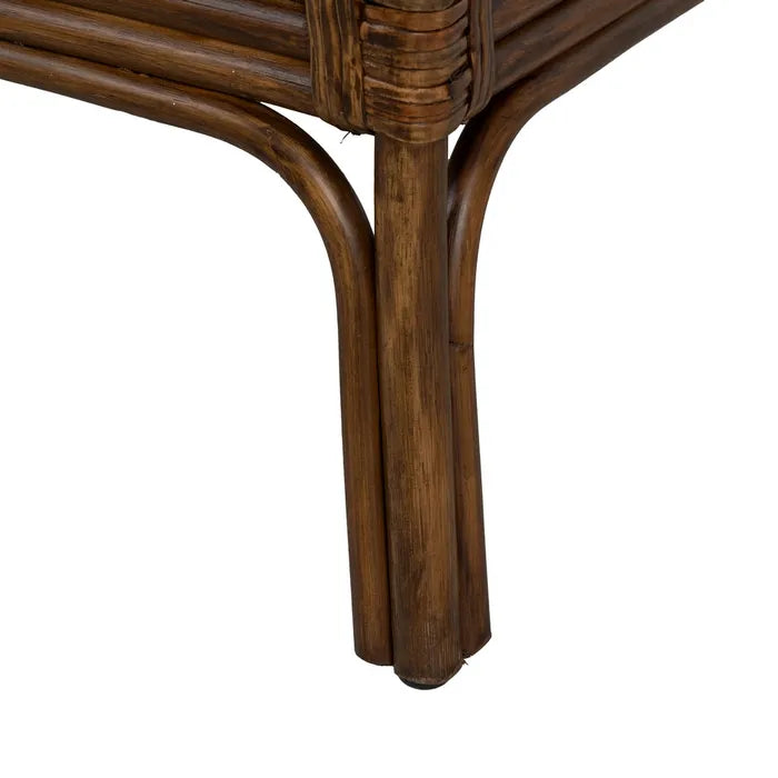 BROWN RATTAN DECORATION ARMCHAIR 82 X 78 X 108 CM